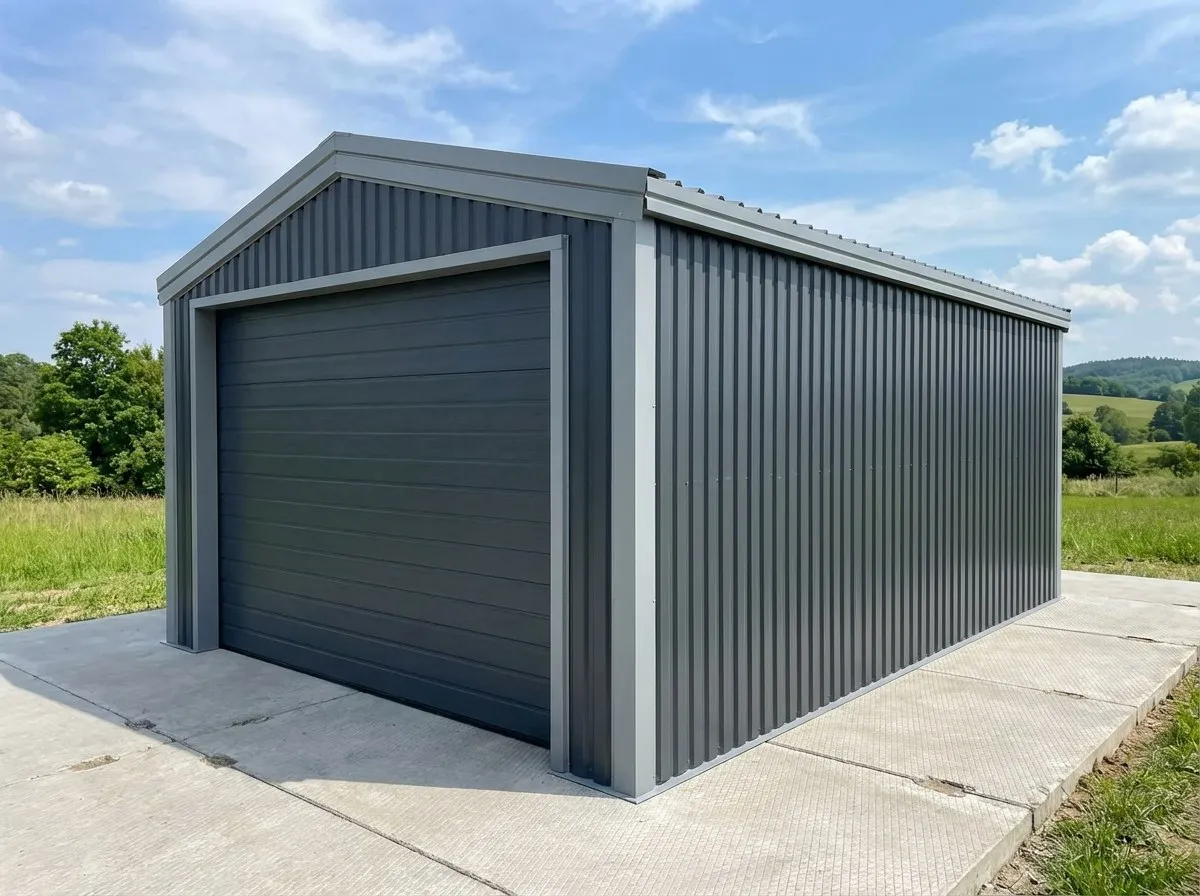 картинка для статьи:Гаражи для автомобилей и техники из металлоконструкций