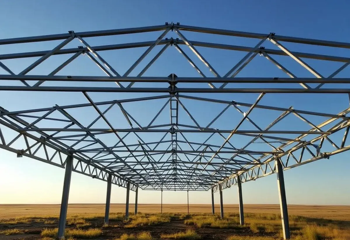 картинка для статьи:Можно ли строить из металлоконструкций зимой в России?